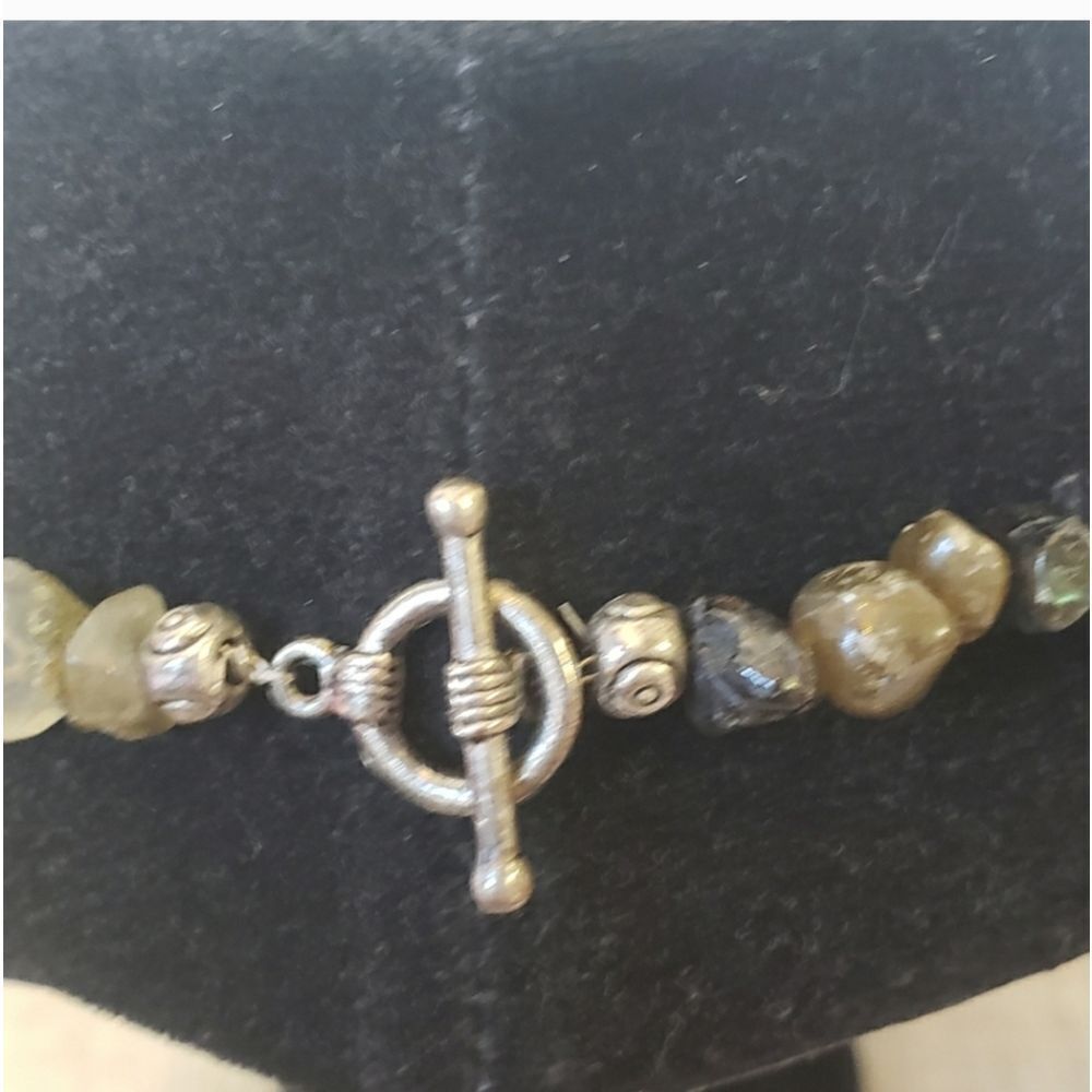 Artisan Stone Chip Toggle Necklace - image 3